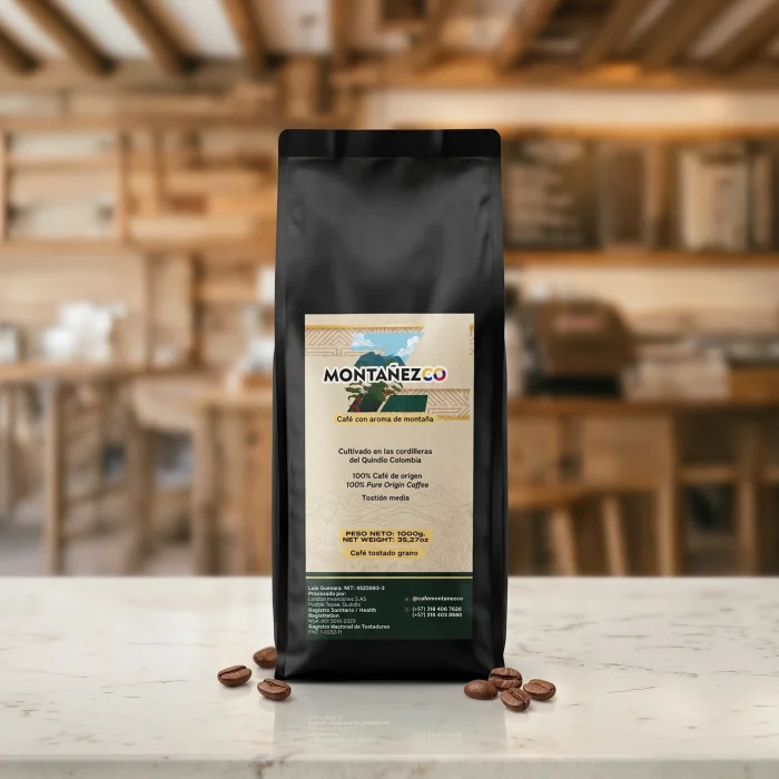 1000 Gramos MOLIDO - GRANO Café Montañezco